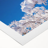 Art deco poster featuring a serene Korean landscape on rolled canvas, suitable for dining room decor.