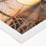 Art deco poster of a Myanmar landscape in muted earth tones on rolled canvas, suitable for dining room wall art.