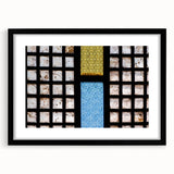 Extra large abstract art print of a colorful, textured Philippine landscape on a framed canvas, ideal for living room decor.