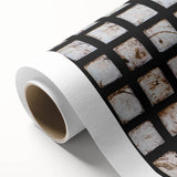 Art Deco poster of a Philippine landscape on rolled canvas, featuring soft pastel colors, suitable for nursery wall art.