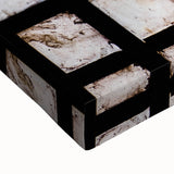 Large art of a black and white Philippine landscape painting on stretched canvas, suitable for bedroom decor.