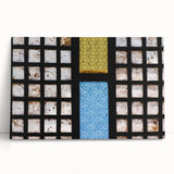 Black and white stretched canvas featuring a serene Philippine landscape, ideal for kitchen wall art or bedroom ambiance.