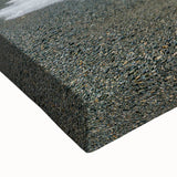 Large art of a black and white Taiwanese landscape on stretched canvas, ideal for bedroom wall decor.