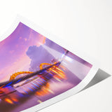 Extra large rolled print featuring line art flowers in muted tones, ideal for large living room wall art.