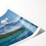 Extra large wall art featuring line art flowers in muted earth tones on a rolled print, ideal for large living room decor.