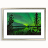 Textured abstract art print depicting a serene Manitoba landscape in muted earth tones, framed in silver.