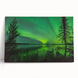 Black and white photograph of Manitoba scenery on stretched canvas, ideal for kitchen wall art or bedroom ambiance.
