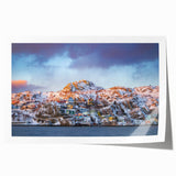 Extra large rolled print of vibrant floral scenery in Newfoundland, suitable for dining room wall art.