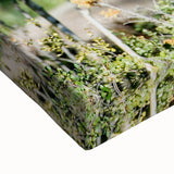 Large art of a black and white landscape painting depicting the Northwest Territories on stretched canvas.