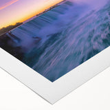 Art Deco poster depicting a serene Ontario landscape on rolled canvas, suitable for dining room walls.