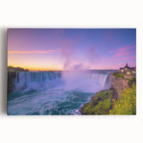 Black and white photograph of Ontario's landscape on stretched canvas, ideal for kitchen wall art.