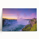 Black and white photograph of Ontario scenery on a large stretched canvas, ideal for kitchen wall art or bedroom decor.