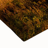 Black and white landscape art painting of Quebec scenery on large stretched canvas, suitable for bedroom wall art.