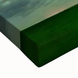 Large art of a black and white Saskatchewan landscape on stretched canvas, ideal for bedroom wall decor.