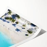 Extra large wall art featuring line art flowers in muted pastel shades on rolled canvas, ideal for large living room decor.