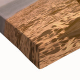 Large art of a black and white Barbados landscape on stretched canvas, suitable for bedroom wall decor.