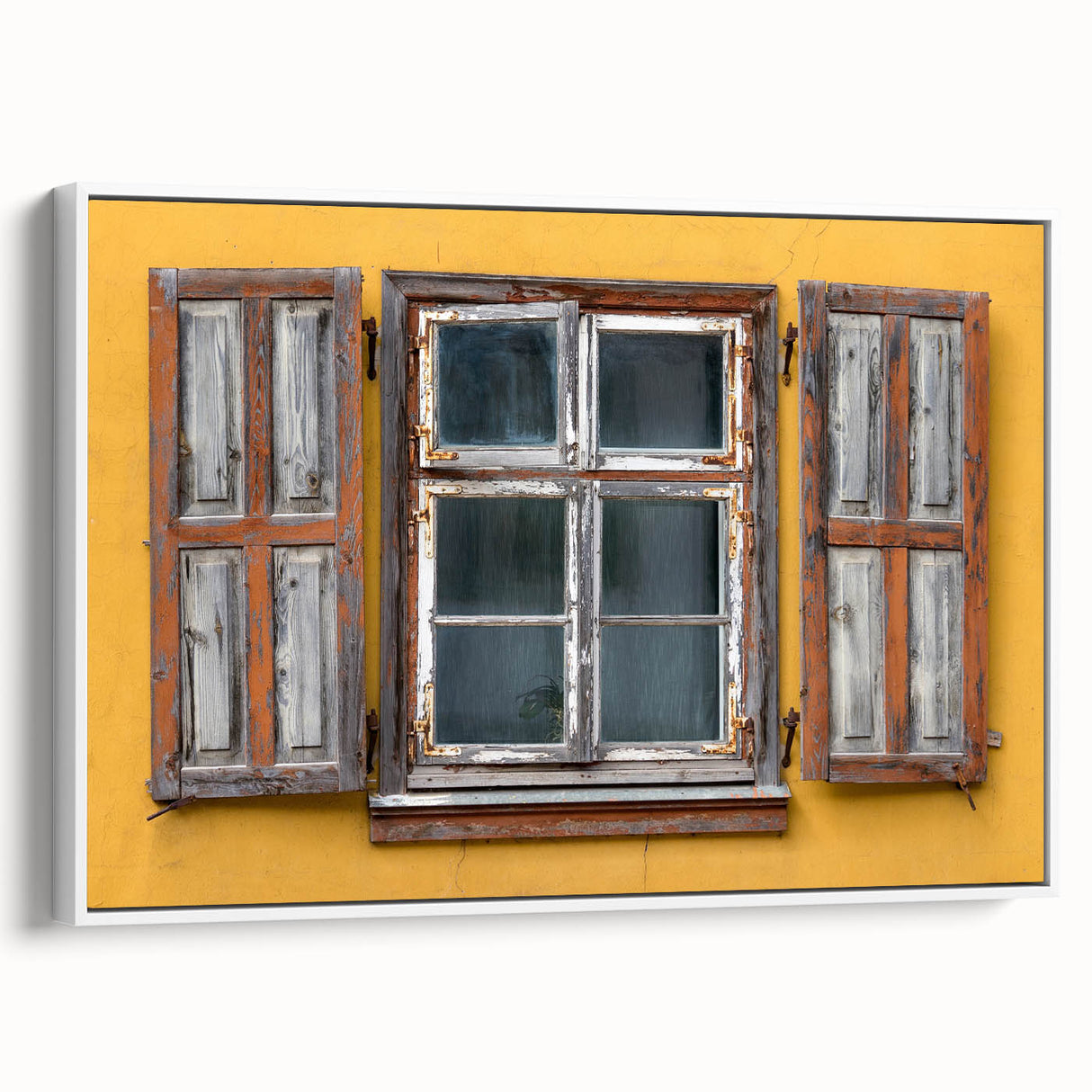 Vintage poster art of a Caribbean Bermuda scenery on a framed canvas, featuring vibrant colors, ideal for living room decor.