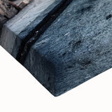 Black and white landscape art painting of a serene Caribbean scene on stretched canvas, suited for bedroom wall decor.