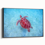 Black and white framed canvas depicting a vintage-style Martinique landscape, ideal for bedroom wall art.