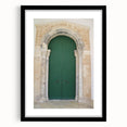 Abstract art print featuring textured, colorful depiction of a Caribbean scene on extra large framed canvas.
