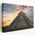 Central America Belize scenery on a large stretched canvas, featuring lush green and blue tones, ideal for kitchen wall art.