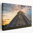 Central America Belize scenery on a large stretched canvas, featuring lush green and blue tones, ideal for kitchen wall art.