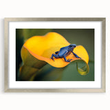 Textured abstract art print depicting a forest in muted green and brown tones on a framed silver mat, ideal for bedroom art.