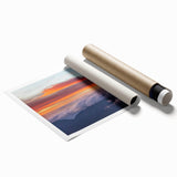 Extra large rolled print of El Salvador scenery with vibrant floral elements.