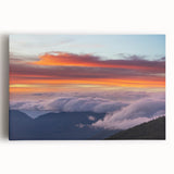 Black and white stretched canvas of a Central American rural landscape, ideal for kitchen wall art.