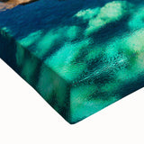 Black and white landscape art painting of a European scenery on large stretched canvas, suitable for bedroom wall decor.