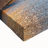 Large art featuring a black and white landscape of the Czech Republic on stretched canvas, suitable for bedroom decor.