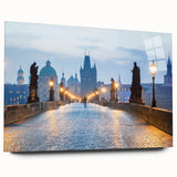 Acrylic print of a Czech Republic landscape with soft pastel hues, suitable for bedroom or dining room art.