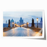 Extra large rolled print of a Czech Republic scenery, featuring vibrant green landscapes and a clear sky.