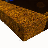 Large art featuring a black and white landscape painting of Bath, England on stretched canvas, ideal for bedroom decor.