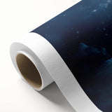 Art Deco poster of Big Ben in muted gray and blue tones on rolled canvas, ideal for nursery wall art.