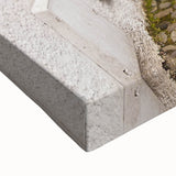 Black and white landscape art painting of Cumbria on stretched canvas, ideal for bedroom wall art.