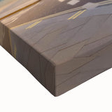 Black and white landscape painting of Piccadilly, London on stretched canvas, suitable for bedroom wall art.