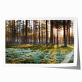 Extra large rolled print of a European scenery with vibrant floral elements, ideal for dining room wall art.