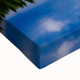 Black and white landscape art painting of a serene Finnish scenery on large stretched canvas, ideal for bedroom wall decor.