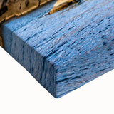 Black and white landscape art painting of Corsica on stretched canvas, ideal for bedroom wall decor.