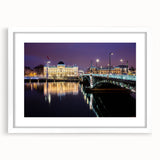 Textured abstract art print of Lyon scenery in muted earth tones on a white-framed mat, ideal for bedroom art.