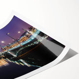 Extra large rolled print of line art flowers in muted tones, ideal for large living room wall art.