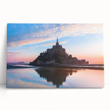 Black and white photo of the Eiffel Tower on large stretched canvas, ideal for kitchen wall art.