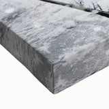 Black and white landscape art painting of Normandy on stretched canvas, suitable for bedroom decor.