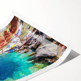 Extra large wall art featuring a line art depiction of flowers, set against a muted backdrop.