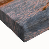 Black and white landscape art painting of a European scenery on stretched canvas, suitable for bedroom wall art.