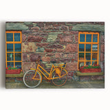 Black and white stretched canvas of a scenic Irish landscape, ideal for kitchen wall art or bedroom ambiance.