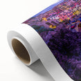 Art Deco poster of Cinque Terre with pastel shades on rolled canvas, ideal for nursery wall art.