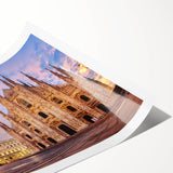 Extra large wall art featuring line art flowers in subtle colors on a rolled print, ideal for large living room wall decor.