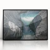 Large abstract wall art depicting Mount Etna in muted earth tones on a framed acrylic, suitable for modern art wall decor.